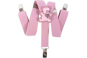 Olata Bretelle Bimbo a Forma di Y, Elastiche, Completamente Regolabili, Facili da Utilizzare per i Bambini, 3 cm (5-12 Anni)