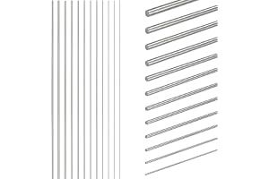 Swpeet 164st 12 storlekar 0,3 mm, 0,4 mm, 0,5 mm, 0,6 mm, 0,8 mm, 1 mm, 1,2 mm, 1,4 mm, 1,6 mm, 1,8 mm, 2 mm, 3 mm 400mm / 16