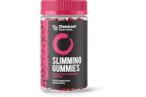 HILLTEN HEALTH Slimming Gummies – Healthy Keto Snacks – No Added Sugars – Strawberry Flavour – Vegan and Gluten Free - 60 Gummies