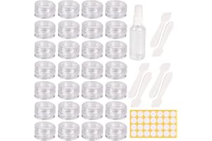 Sgehai 70 Stück döschen,döschen 5ml,döschen mit deckel,dosen für lippenbalsam döschen,kleine tiegel für lippenbalsam,mini cremedose leer，cremedosen salbendöschen kosmetikdosen kosmetikdosen