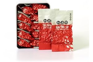 GOARTEA 10Pcs 8g Top Grade Tieguanyin Tie Guan Yin Oolong Tea - Iron Goddess Fujian Anxi High Mountain Chinese Oolong Tea