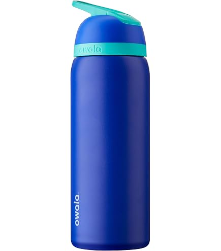 Owala FreeSip Edelstahl-Wasserflasche 473 Ml – Isoliert, Mit Strohhalm, BPA-frei, Bunte Farben