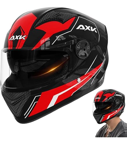 Casco Integrale Moto BHR 814 RIDE - Doppia Visiera, Omologato ECE, Giallo Fluo, Taglia XS - Foto 4