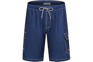 APTRO Pantaloncini da Bagno Uomo Costume Piscina Uomo Pantaloncini Palestra Uomo con Coulisse Regolabile e Fodera in Rete S-5XL
