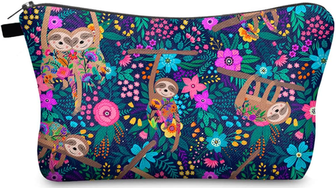 FAVORTALK Cosmetic Bags Portable Small Make Up Bags with Zipper Makeup Bags Water Resistant Travel Wash Bag Multifunctional Toiletry Pouch for Women Girls Ladies B1010