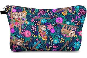 FAVORTALK Cosmetic Bags Portable Small Make Up Bags with Zipper Makeup Bags Water Resistant Travel Wash Bag Multifunctional Toiletry Pouch for Women Girls Ladies B1010