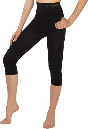 Body\u0026Co Pinocchietto Sportivo a Vita Alta con microcapsule alla Caffeina ad  Azione anticellulite, rassodante e brucia Grassi : Amazon.it: Abbigliamento
