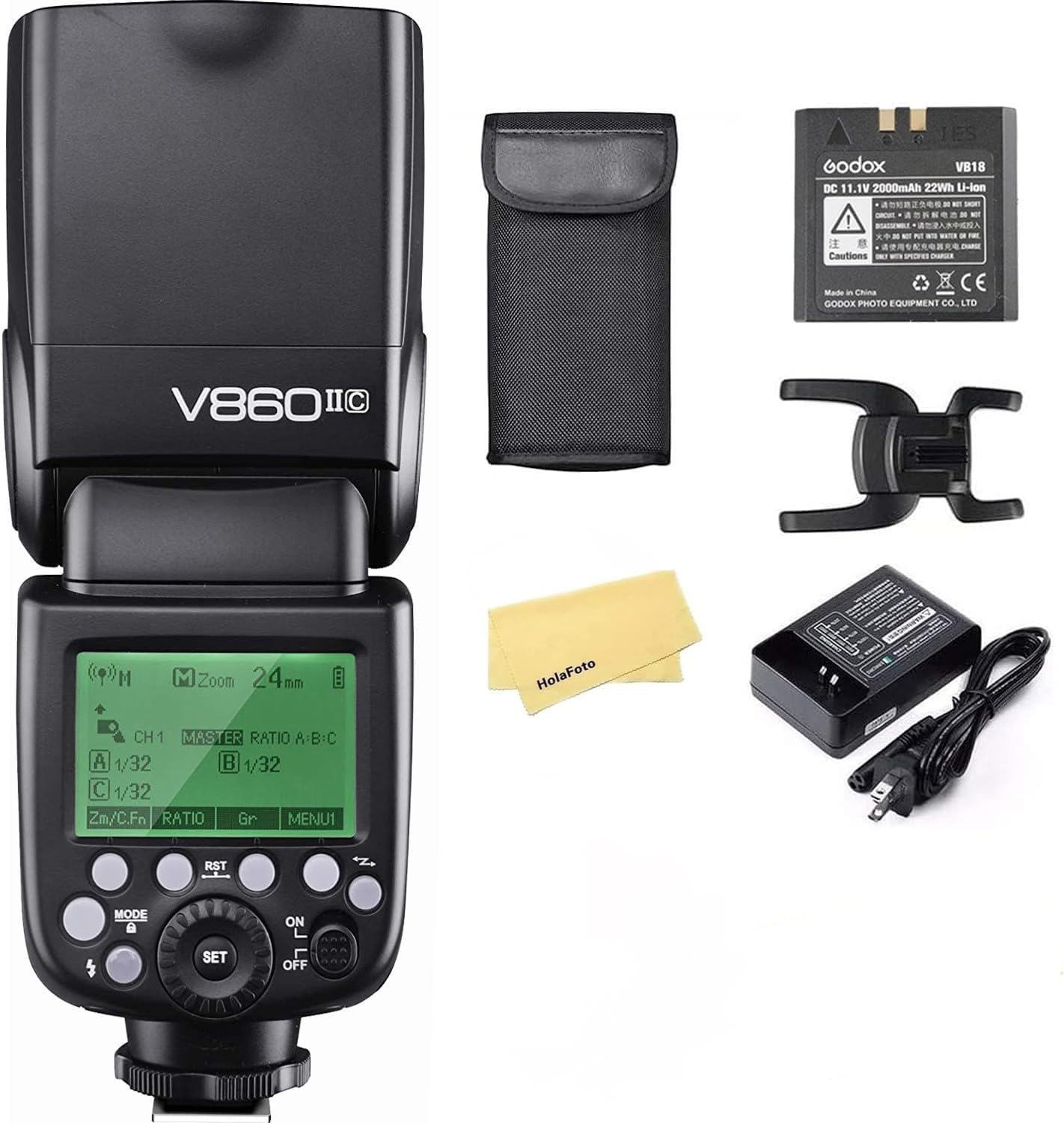 GODOX Ving V 860 II TTL Li-Ion Flash Kit for Canon Cameras (Black)