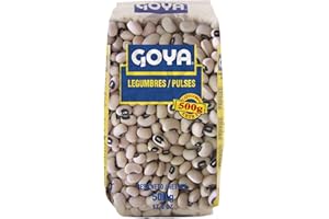 Goya Organic Blackeye Beans Legumbres/Pulses 500g (Pack of 1) | Natural Source of Protein and Fibre | Premium Whole Beans | Ideal for Soups, Stews, Salads and Curries | Vegan and Gluten Free