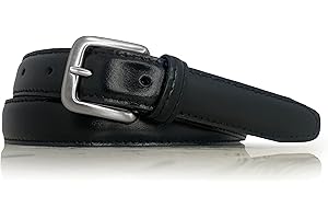 almela - Ceinture garçon - Communion - Cuir véritable - 2,5 cm de large - Cuir - 25 mm - Ceintures pour enfants - Child belt