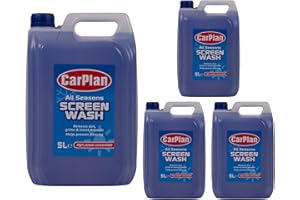 CarPlan SWA005 All Seasons Concentrated Screenwash 5L x 4