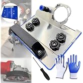 StyBtt Grinder Holder, 45&deg; Tile Bezel Cutting Base, Hold Me for Type 100 Grinder with Screwdriver and Working Gloves (Standar