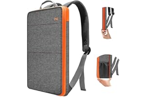 ZINZ Mochila para Portátil Delgada y Expandible, Resistente al Agua, Compatible con MacBook Pro 14" M4/M3/M2/M1, Mac Air/Pro 13,3", XPS 13 14 y la Mayoría de los Portátiles de 13"-14"