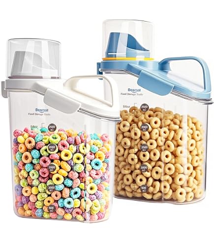 Frischhaltedose Mit Ausgießer – 2 Liter, BPA-frei, Für Müsli, Tierfutter & Trockene Lebensmittel