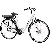 F.lli Schiano E-Moon, Bicicleta Electrica de Ciudad, 28", Batería 36V 13Ah Extraíble, Motor 250W 40Nm, Bici Electrica Urbana,