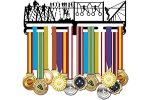 SUPERDANT Medalla de la Raza de obstáculos Medalla de exhibición de la Medalla Hanger Sports Medalla de Medalla montada en la Pared exhibición de la Medalla Titular Gancho de Rack