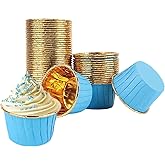 Dolphin 25 Muffin Mold - Cupcake molds, Waterproof and Oil Proof Baking Papers, Aluminum F For Home or Party