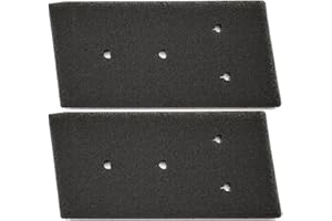 YHIJSR 2 Piezas Filtro secador para Filtro Whirlpool para Bauknecht Privileg Whirlpool 481010716911 Filtro de Esponja para secador de condensación 230x115 mm