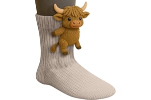 Yolimok Animal Socks Women Teenage Girl Gifts Warm and Soft Novelty 3D Knit Funny Sloth Animal Hugging Socks