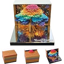 Calendrier 3D De Bureau 2026 – Décoration à Déchirer Avec LED, Modèle Hibou, Bloc-notes Artistique