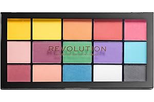 ‎REVOLUTION BEAUTY LONDON Revolution Beauty London Reloaded Eyeshadow Palette, Matte Eye Colours, 15 Shades, Marvellous Mattes, 16.5g