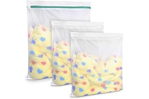 Yogingo Lot De 3 Sac à Linge Sale, Machine à Laver, Filet de Lavage, en Mailles Pour Blouse, Chaussure, Bas, Soutien-Gorge, Lingerie, Chaussettes - Laundry Bags 3 Set