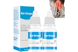 SINGHAO 2 Pcs Ear Drops for Swimmers Ear,Swimmers Ear Drying Drops Adult E/arache Drops,Ear Ringing Relieving Ear Drops Treatment,Tin/nitus Treatment for Ear A/Che Relief,Ear Drops Pain Relief,Ear Wax Drops