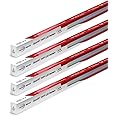 wipro Next Smart Wi-Fi 24W CCT+RGB LED Batten | 16 Million Colours | White Tunable | Dimmable |Scheduling |Scene Creation |Smart Grouping of Lights |Amazon Alexa & Google Asst. Compatible |Pack of 4