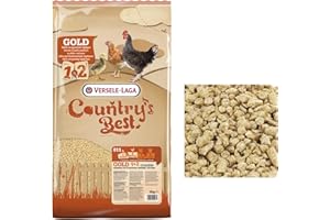 FINCA CASAREJO Pienso de Arranque para Pollitos de Gallina - Pienso en Migaja Gold 1&2 - Alimento Completo para el Desarrollo de Pollitos - Saco 5 Kg - Versele Laga