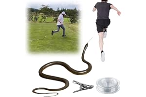 YSBCNK Fake Snake, Lifelike Realistic Fake Snake Toys, Rubber Snake, Snake Prank with String and Clip, Realistic Rubber Snake Prank Toy, Clip on Snake Prank for Teasing Friends