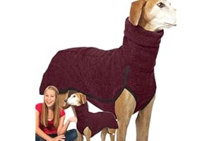 ZHUMCCY Jersey de Forro Polar para Galgos, Camisa de Cuello Alto para Galgos, Abrigo Jersey para Whippet, Chaleco de Forro Polar para Perro, Suéter Cálido para Mascotas, Sudadera Cálida para Whippet para