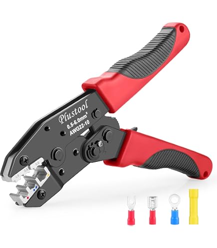 thumbnail interactive-video image 1 of BNC Ratchet Coax Coaxial CCTV Cable Crimp Crimping Pliers Crimper Tool 1 of 1
