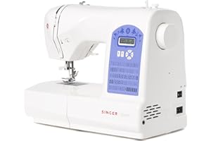 Singer Starlet 6680 - Macchina da cucire elettrica con pedale e 80 punti di cucito (utili, elastici, ornamentali) Adatta per 