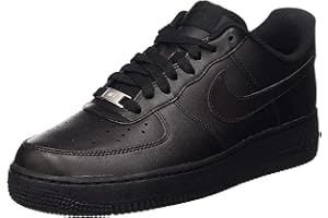 NIKE Women's Wmns Air Force 1 '07 Basketball Shoes, Black 01, 3.5 UK