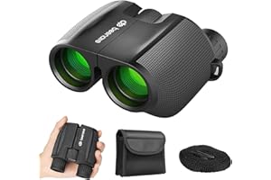 BEENATE Compact Binoculars,10x25 Binoculars for Adults and Kids HD Waterproof Field Surfer with FMC Lens for Bird Watching,Travel,Hunting, Outdoor Sports,Concerts and Theater