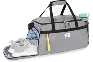 SKYSPER 35L Sac de Sport avec Compartiment à Chaussures et Compartiment Humide, Sac de Voyage pour Hommes et Femmes, Sacs de Voyage, Sac d'EntraîNement, Sac de Sport