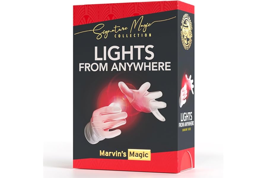 Marvin's Magic - Signature Lights From Anywhere Junior Edition - Magic Tricks Set for Kids - Professional Magic Kit with Props and Instructions - Suitable for Ages 8+ - Gifts for Kids