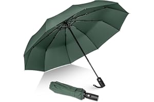 ZOMAKE Paraguas Plegable Antiviento,Pequeño Paragua Protección Solar UV para Mujer Hombre,Mini Umbrella con Apertura y Cierre Automático,Resistente al Viento de Secado Rápido