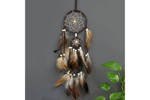 PWYXSA Feather Dream Catcher Handmade Native American Dream Catchers Bohe Wall Hanging Decoration Ornament for Kids Bedroom Car Decor Home Decoration Birthday Party Gift