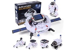 AWH COBFDHA STEM Projects Toys for Kids Ages 8-12, Solar Robot Science Kits Gifts for 8-14 Year Old Teen Boys Girls, 120Pcs Building Experiments for Teenage Ages 9 10 11 13