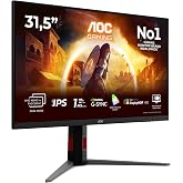 AOC U32G4U 31.5" 4K 0.5ms 160Hz Full HD / 0.5ms 320Hz Adaptive-Sync Fast IPS 4K Gaming Monit&ouml;r