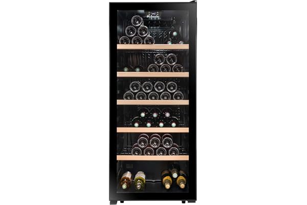 LA SOMMELIERE Cave de mise à température LS117BLACK 121 Bouteilles