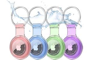 CHARINOR Hülle für Apple AirTag Anhänger, Airtags Schlüsselanhänger, [4er Pack] wasserdichte Hülle für AirTag[001]