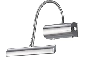 Trio Leuchten Lampa ścienna LED Curtis 279770107, metal nikiel matowy, 1 x 4 W, ramię elastyczne, ściemniacz