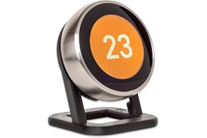 P3D-LAB Stand for Google Nest Thermostat 3rd-gen with Mounting Screws Black - 3 Years Warranty - Made in UK