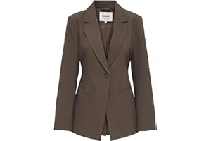 ONLY Onlraven Life L/S Sculpture Blazer TLR Onlraven Life L/S Sculpture Blazer TLR Donna (Pacco da 1)