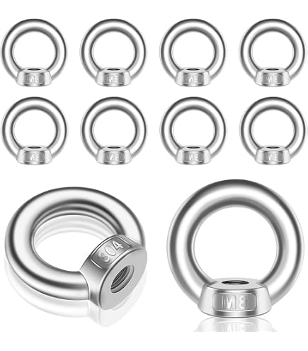 Dadi A Occhio Di Sollevamento M10 – A4 Acciaio Inox 316 Marino – Tipo DIN 582