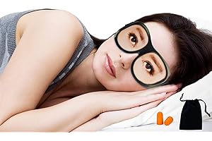 OKAMI PRODUCTS Schlafmaske mit Augen – lustige Schlafbrille für Frauen & Männer, Verdunklungsmaske, leichte Augenmaske mit gratis Tasche (Frauenaugen)