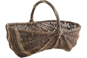 AUBRY GASPARD Panier bourguignon en osier 30 x 25 x 11 cm