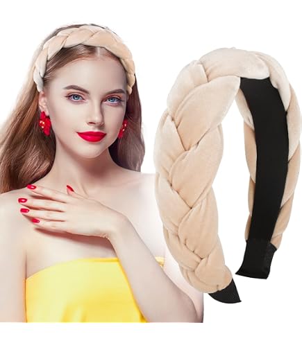 Wholesale Cerchietto Intrecciato in Velluto Retrò per Donna